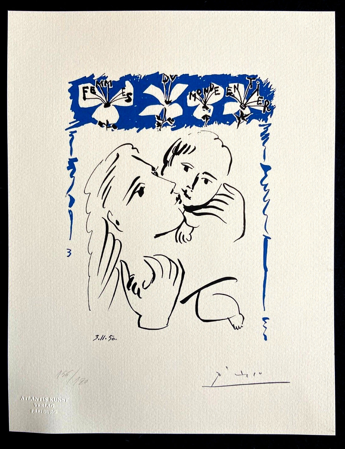 Pablo Picasso Lithograph Coa Signed By Hand