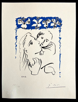 Pablo Picasso Lithograph Coa Signed By Hand