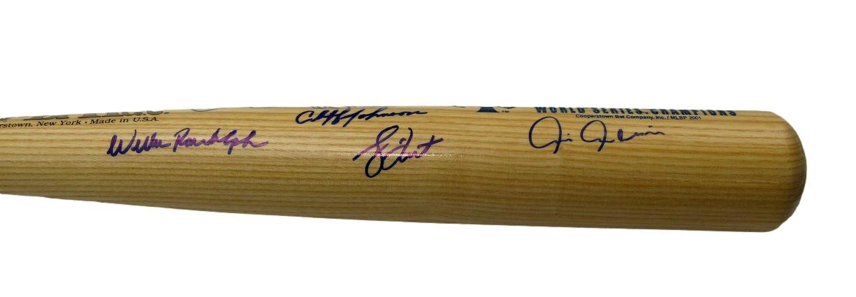 1978 Ws Champs New York Yankees Cooperstown Bat Signed By 14 Players 197464