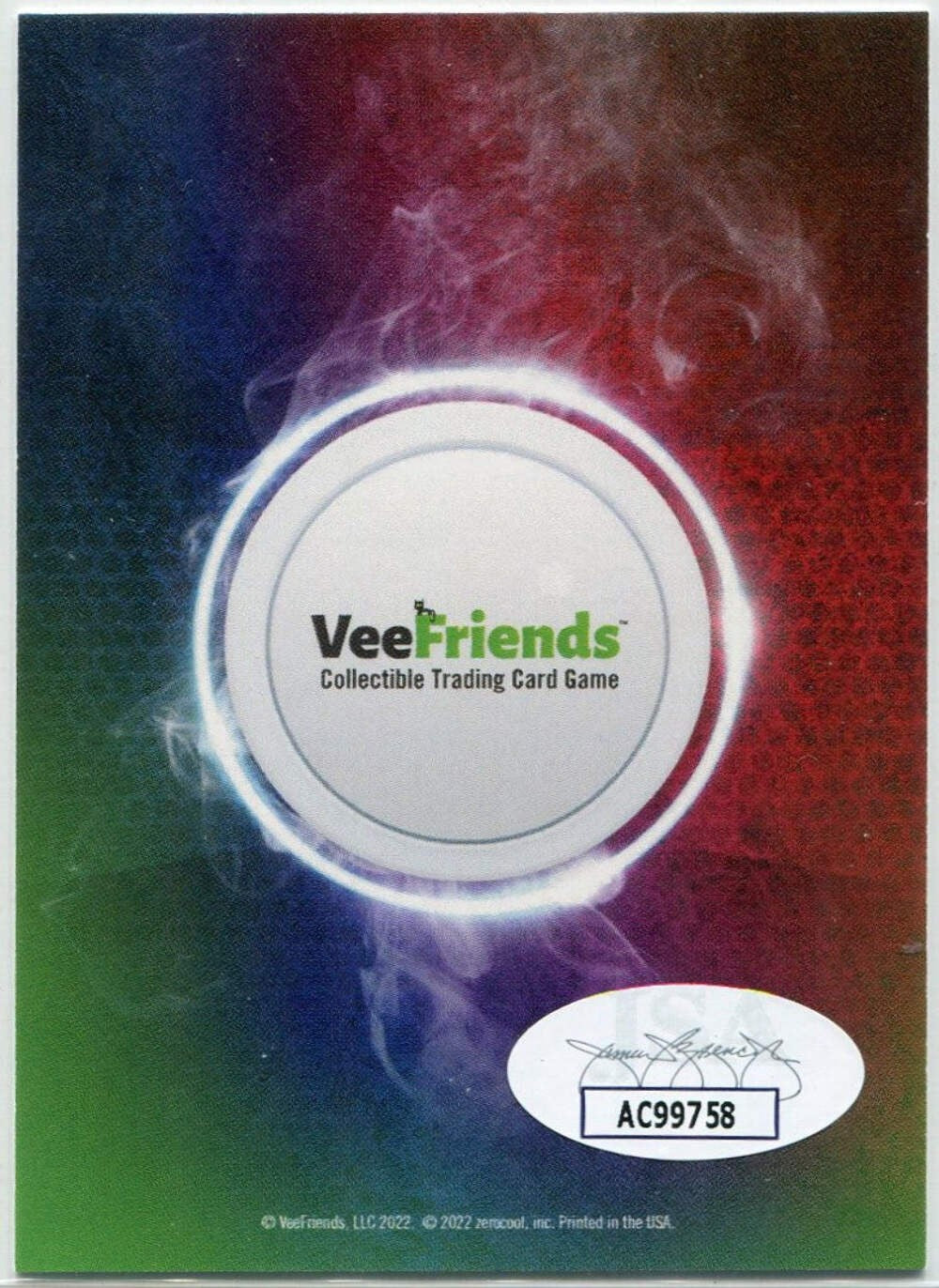 Gary "Vee" Vaynerchuk 2022 Veefriends 5555 Fan Autographed Card (Jsa)