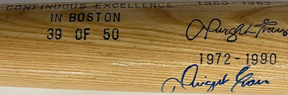 Carl Yastrzemski & Dwight Evans Autographed Louisville Slugger Bat (Beckett)