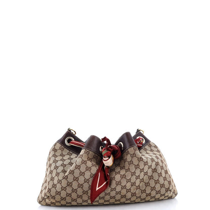 Gucci Positano Tote Gg Canvas Large