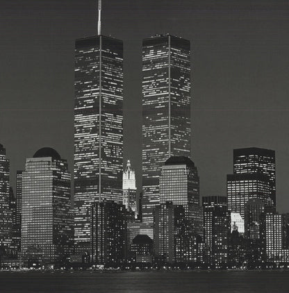 Henri Silberman World Trade Center Moon " Offset Lithograph Pho