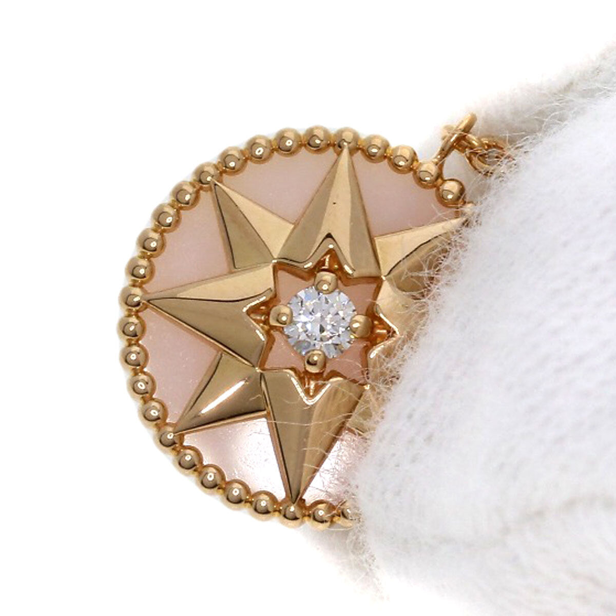 Dior   Necklace Rose Devan Pink Opal Diamond K18