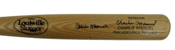 Charlie Manuel Autographed Louisville Slugger 30