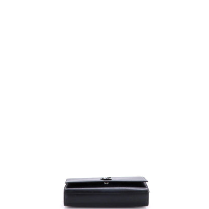 Saint Laurent Classic Monogram Shoulder Bag Leather