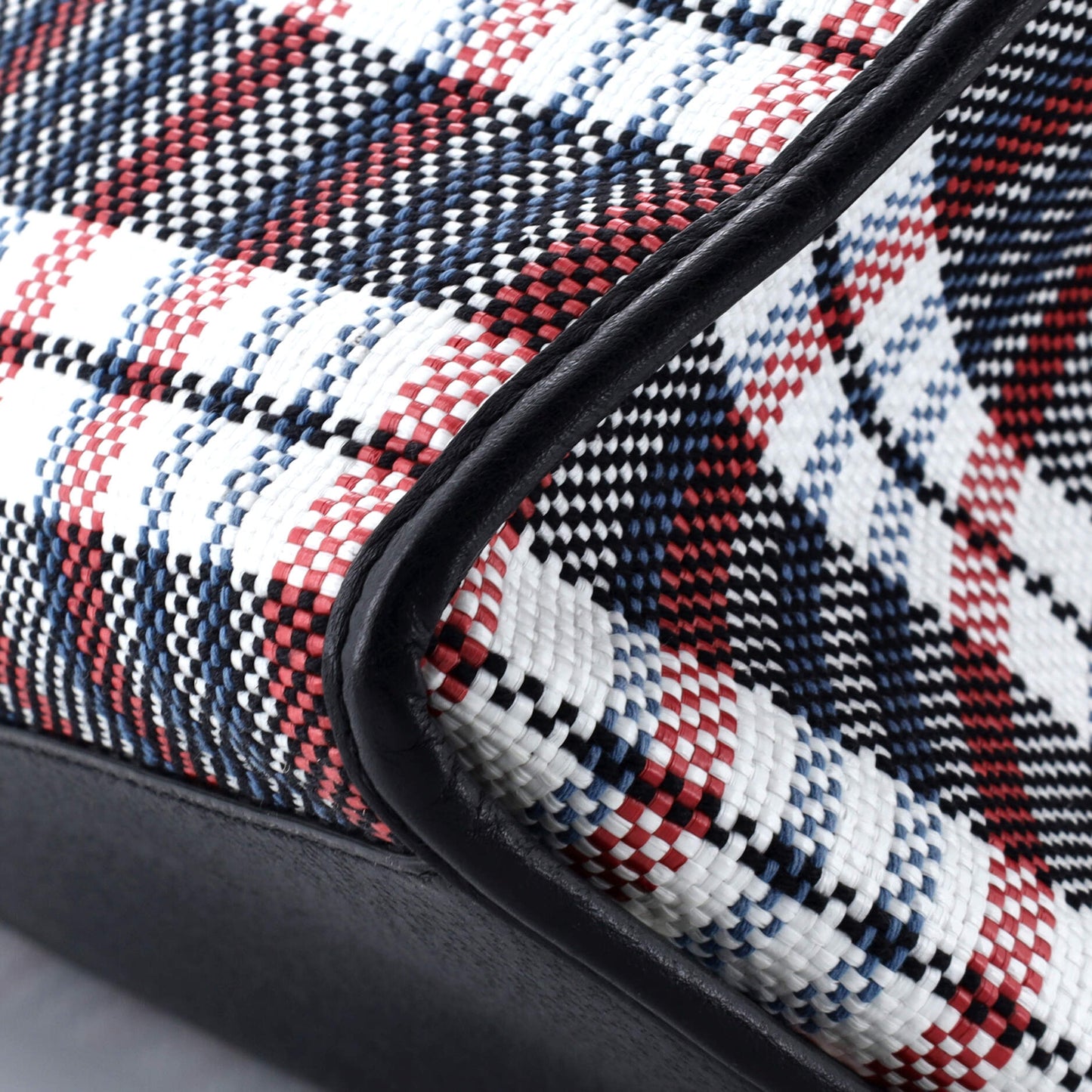 Gucci Iccug Tote Embroidered Faux Raffia Large