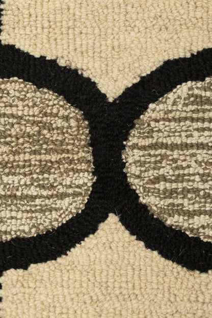 Hand tufted multicolored trellis rug contemporary wool modern carpet