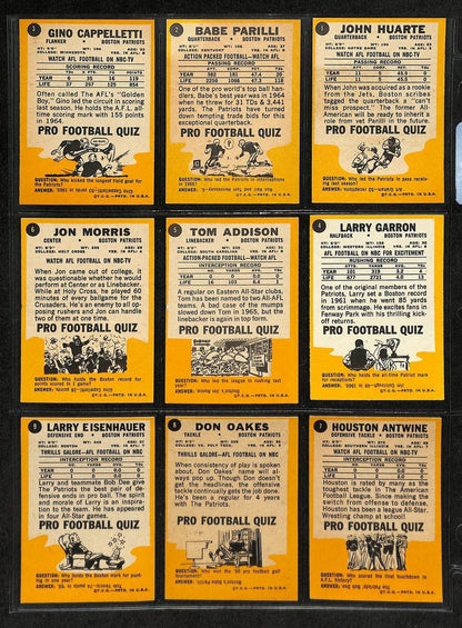 1967 Topps Football Card Complete Set (1-132)