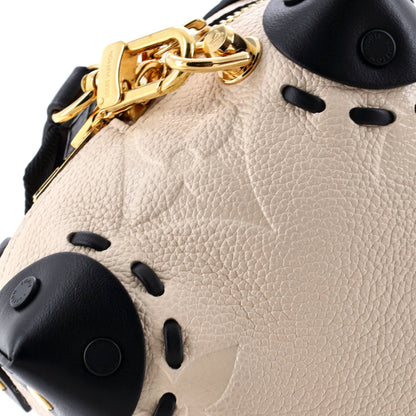 Louis Vuitton Petite Malle Souple Handbag Wild At Heart Monogram Empreinte Giant