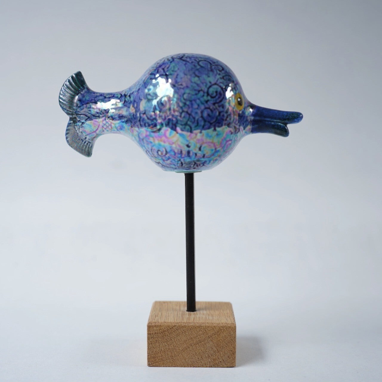 Ocean series fish object made vintage in Sweden by Lisa Larson