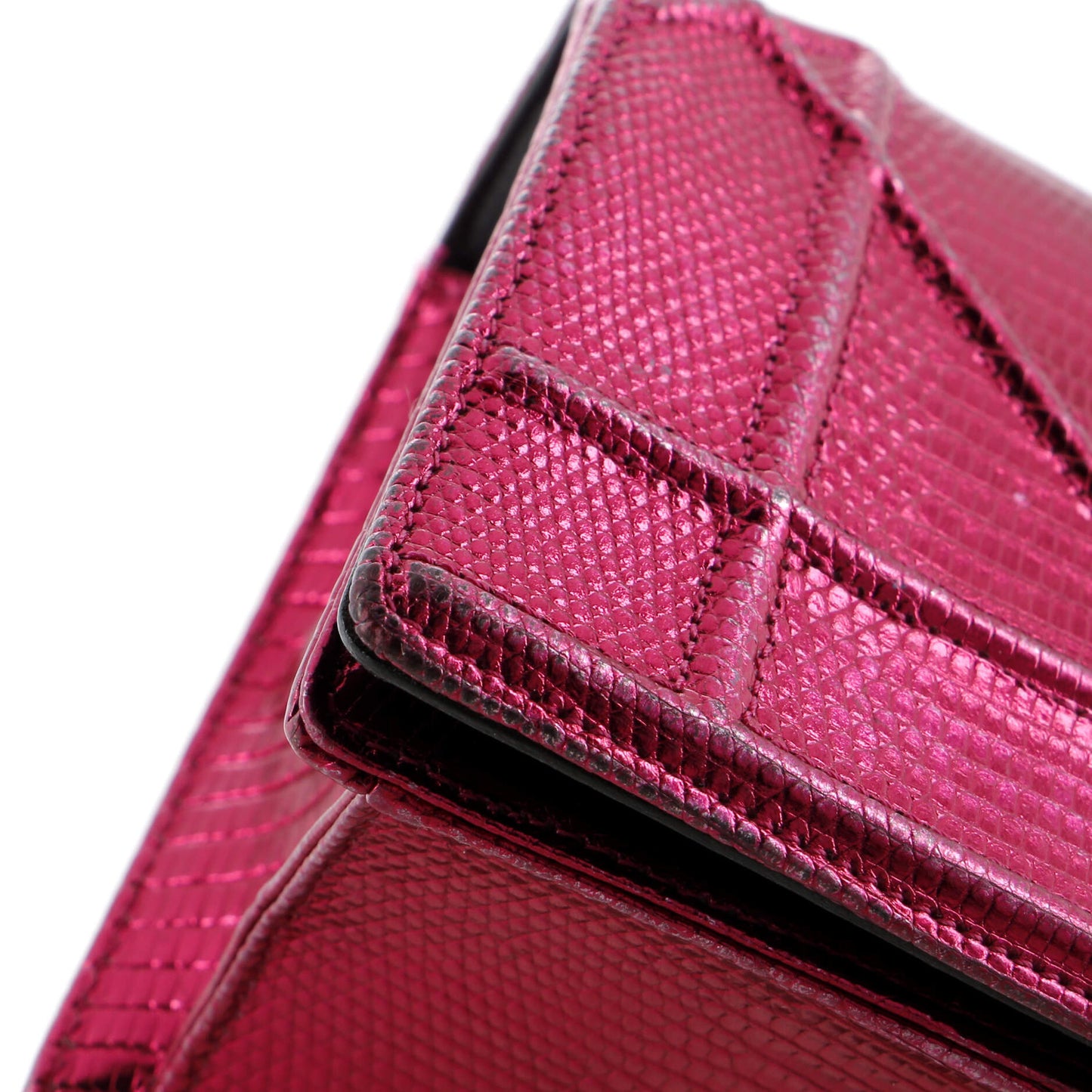 Christian Dior Diorama Flap Bag Lizard Medium