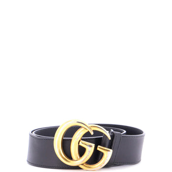 Gucci Gg Marmont Belt Leather Wide