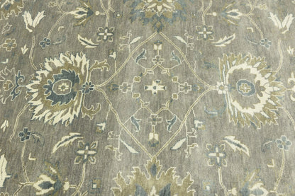 Oriental Peshawar Osh Chobi Large Square Rug