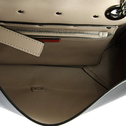 Valentino Garavani Rockstud Beehive Chain Flap Bag Quilted Leather Medium