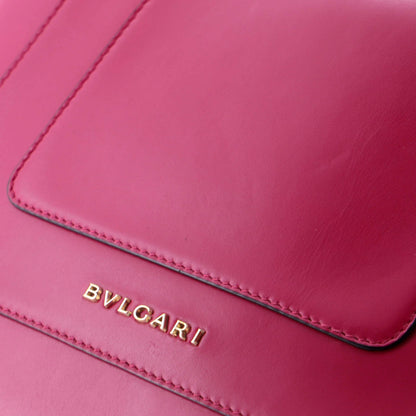 Bvlgari Serpenti Forever Square Shoulder Bag Leather Medium