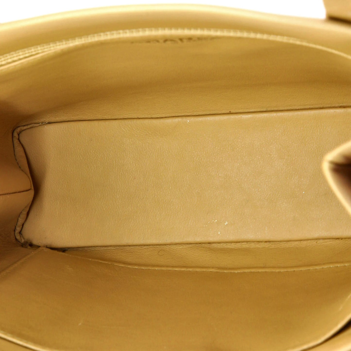 Chanel Vintage Logo Tote Leather Small