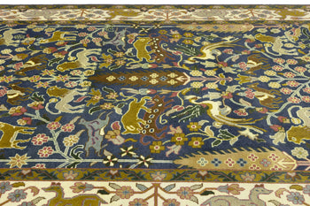 10X14 Ft Pictorial Oriental Rug Animal Design