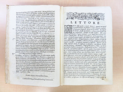 1653 First Edition Filippo Picinelli'S 'Mondo Simbolico' Illustrated Emblem Book