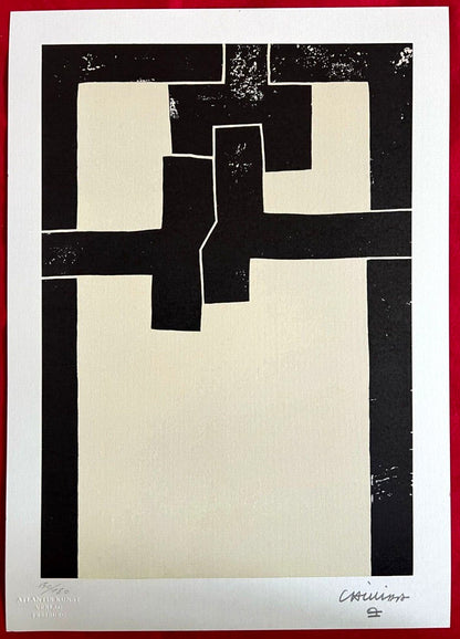 Eduardo Chillida Lithograph Coa Signed Numbered