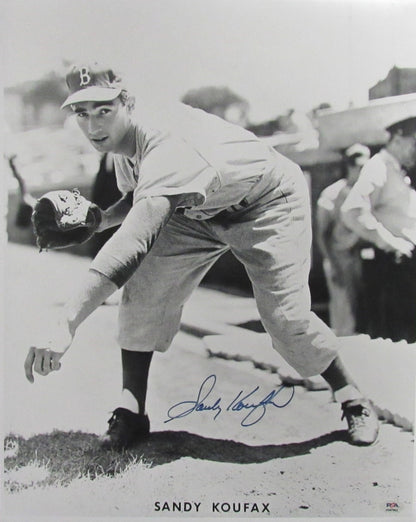 Sandy Koufax Hof Signed/Autographed 16X20 Photo Brooklyn Dodgers Psa/Dna 191583