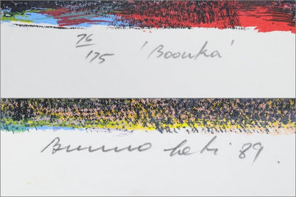 Bruno Leti "Boonka" Signed Lithograph Sheet Only
