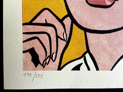 Roy Lichtenstein Lithograph Coa Signed Numbered By Hand 275 Ex