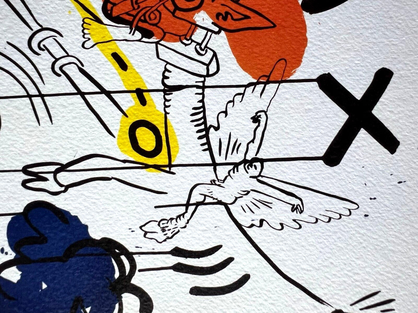 Keith Haring Lithograph Coa Signed In Pen Numbered In Pencil Collection