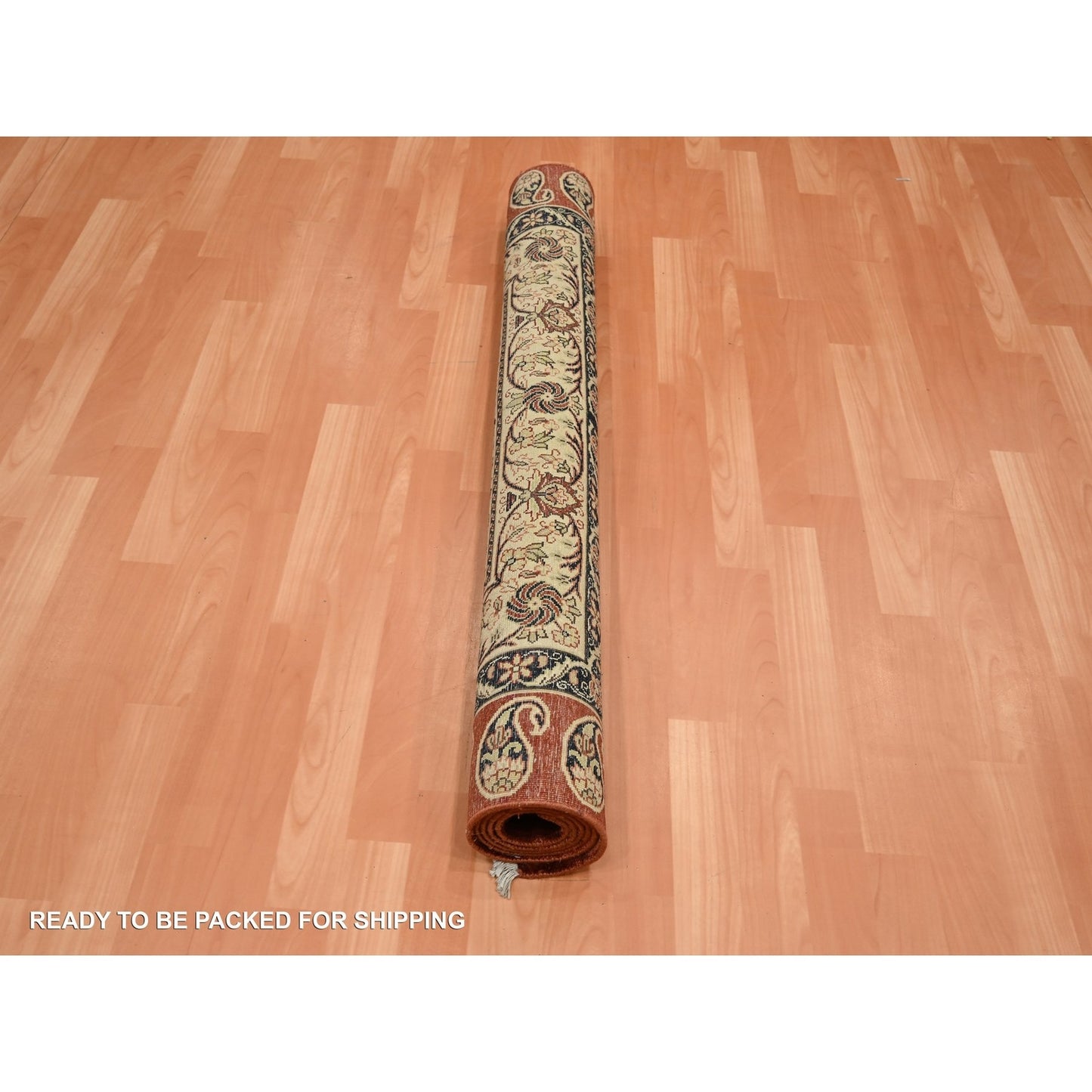 4'X6' Wine Red Pure Silk Tebraz Paisley Design Hand Knotted Oriental Rug