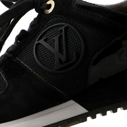 Louis Vuitton Women'S Run Away Sneakers Mesh With Monogram Canvas And Suede