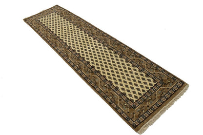 Floral Oriental Runner Rug Allover Design Wool