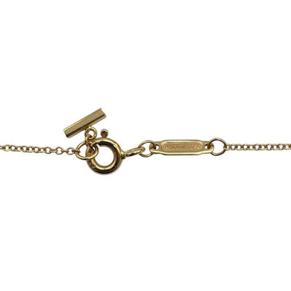 Tiffany & Co. T Smile Mini Diamond Necklace K18Pg