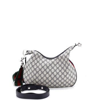 Gucci Attache Shoulder Bag Gg Coated Canvas Medium