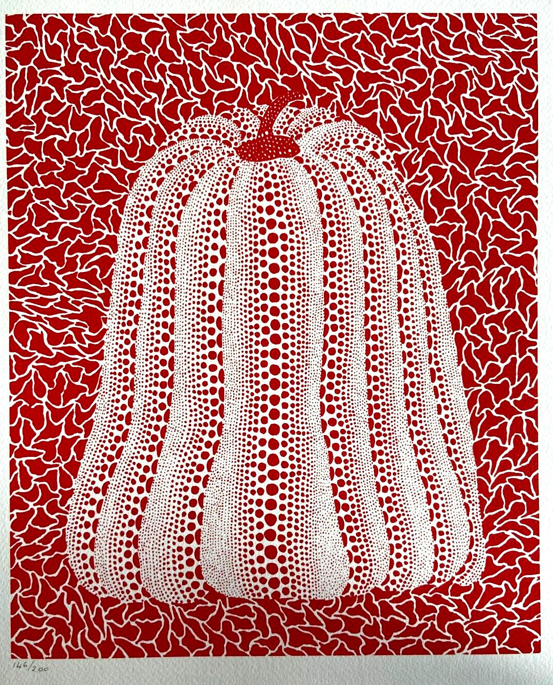 Yayoi Kusama Lithograph Mori Museum Coa Numbered Limited To 200