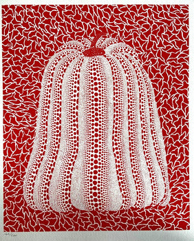 Yayoi Kusama Lithograph Mori Museum Coa Numbered Limited To 200