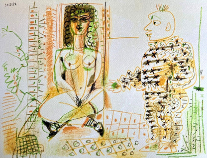 Pablo Picasso Lithograph Coa Signed Numbered By Hand Certified 180 Copies #