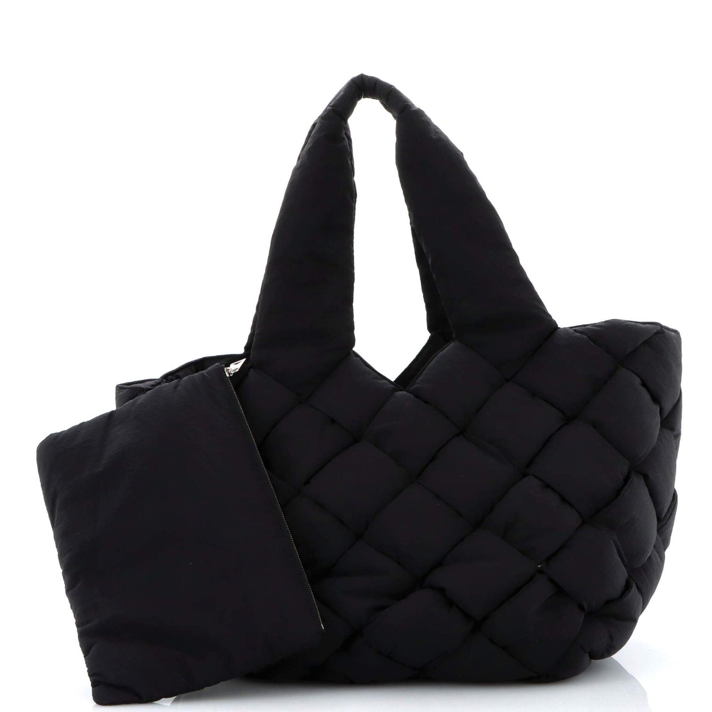 Bottega Veneta Cassette Paper Tote Intrecciato Nylon