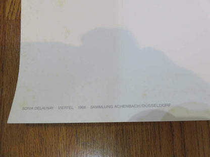 Sonia Delaunay - Viertel Exhibition Offset Art Poster 1989