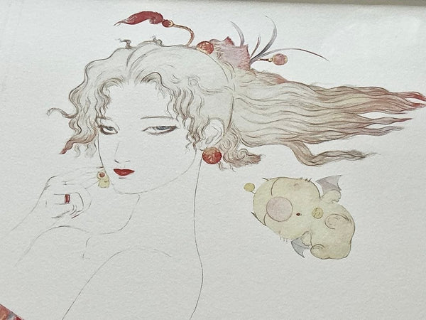Signed Giclee Tina Ribbon Framed With COA Amano ED Box 37/ 500 Yoshitaka