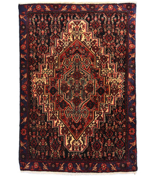 Handmade Farmho Boho Geometric Style Oriental Rug