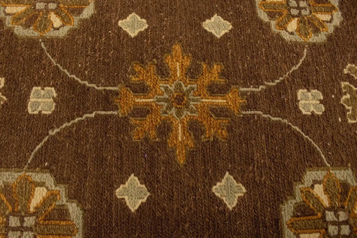 4x6 Hand-Knotted Sumak Floral Wool Rug Oriental Foyer Farmhouse Decor Carpet
