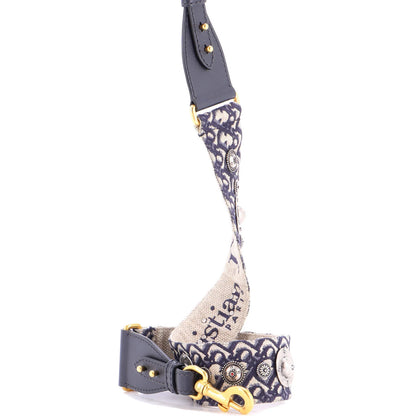 Christian Dior Shoulder Strap Embellished Oblique Canvas
