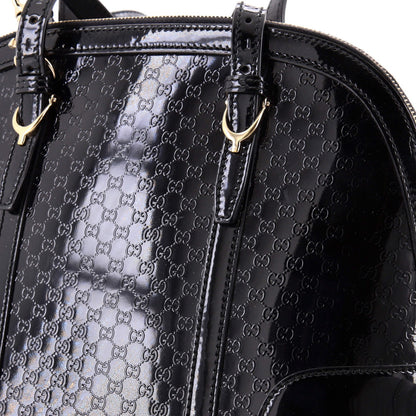 Gucci Nice Top Handle Bag Microguccissima Patent Small