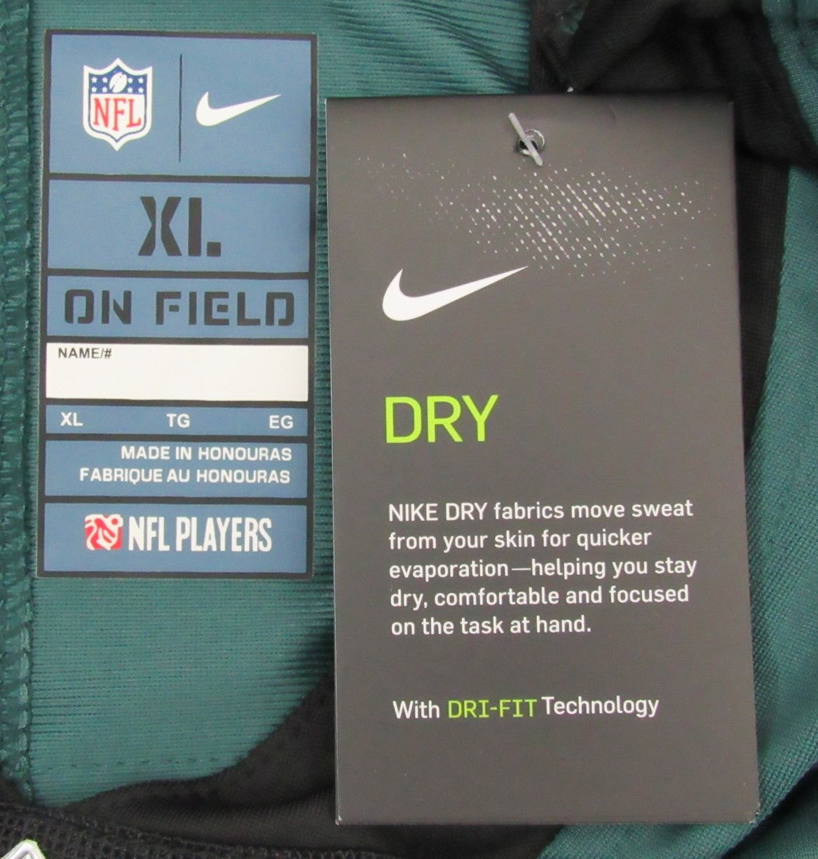 Jason Kelce Signed Green Nike On Field Football Jersey Eagles Psa/Dna 190418