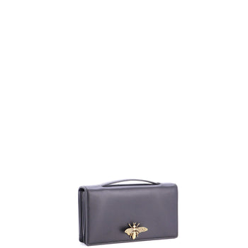 Christian Dior Bee Clutch Leather