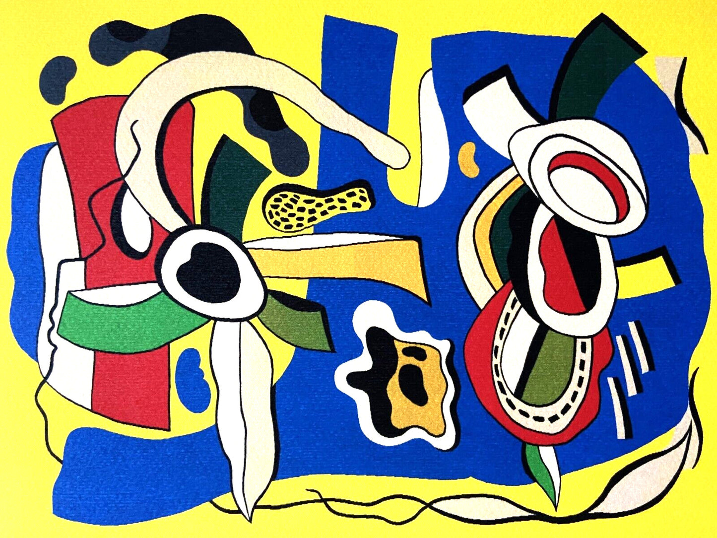 Fernand-Lger Lithograph Coa Signed Numbered Hand Published