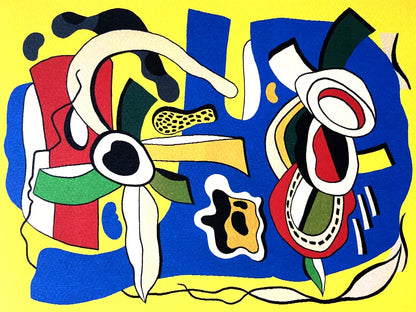 Fernand-Lger Lithograph Coa Signed Numbered Hand Published