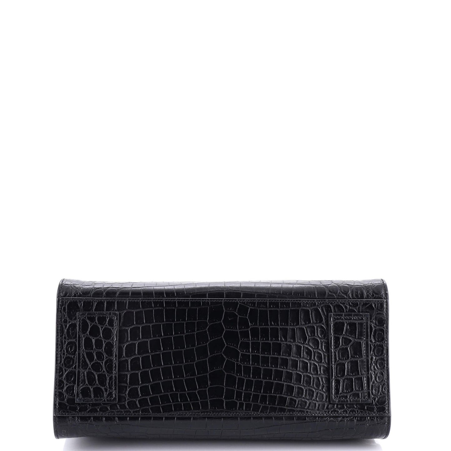 Saint Laurent Sac De Jour Nm Bag Crocodile Embossed Leather Small