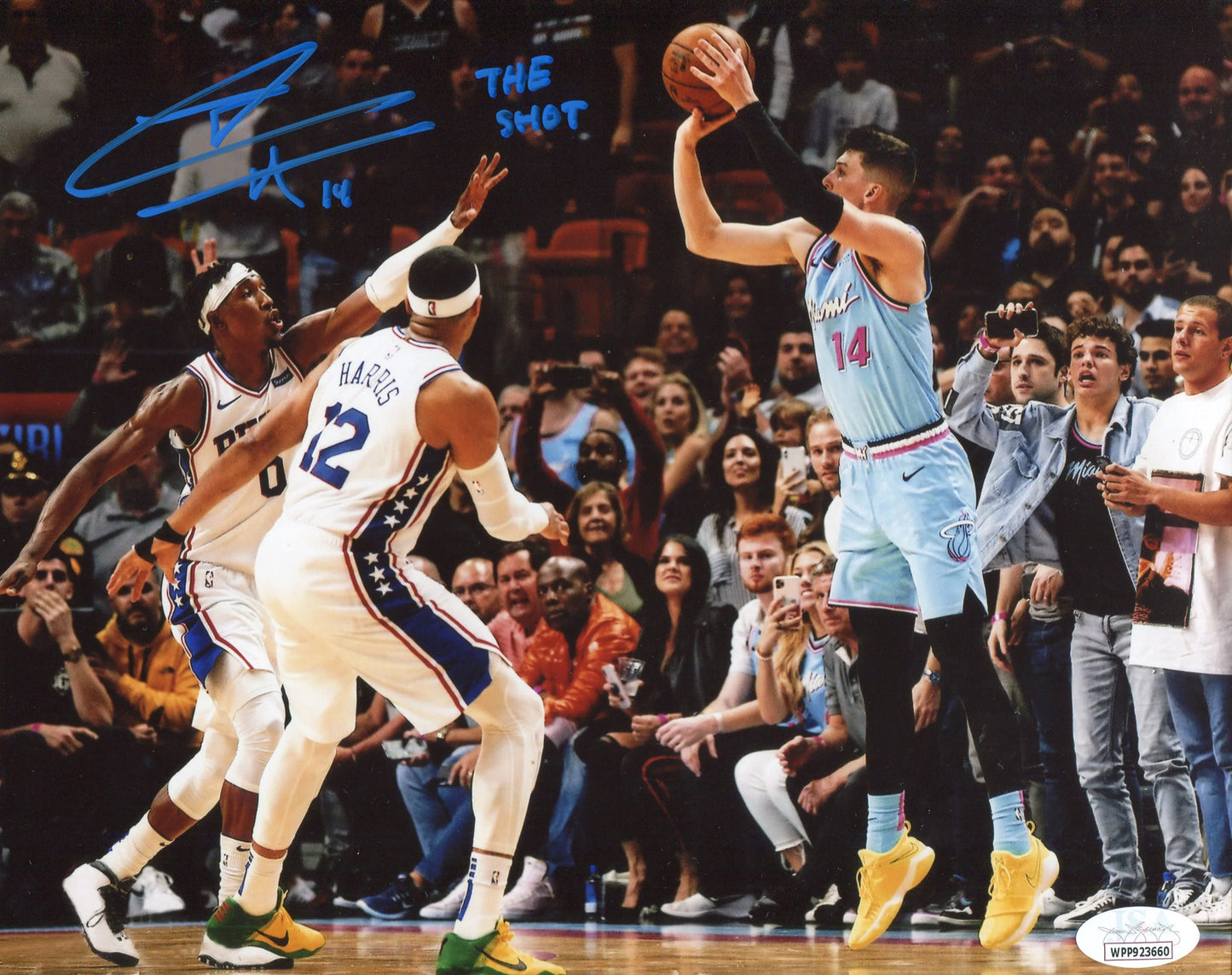 Tyler Herro "The Shot" Autographed Game Winning