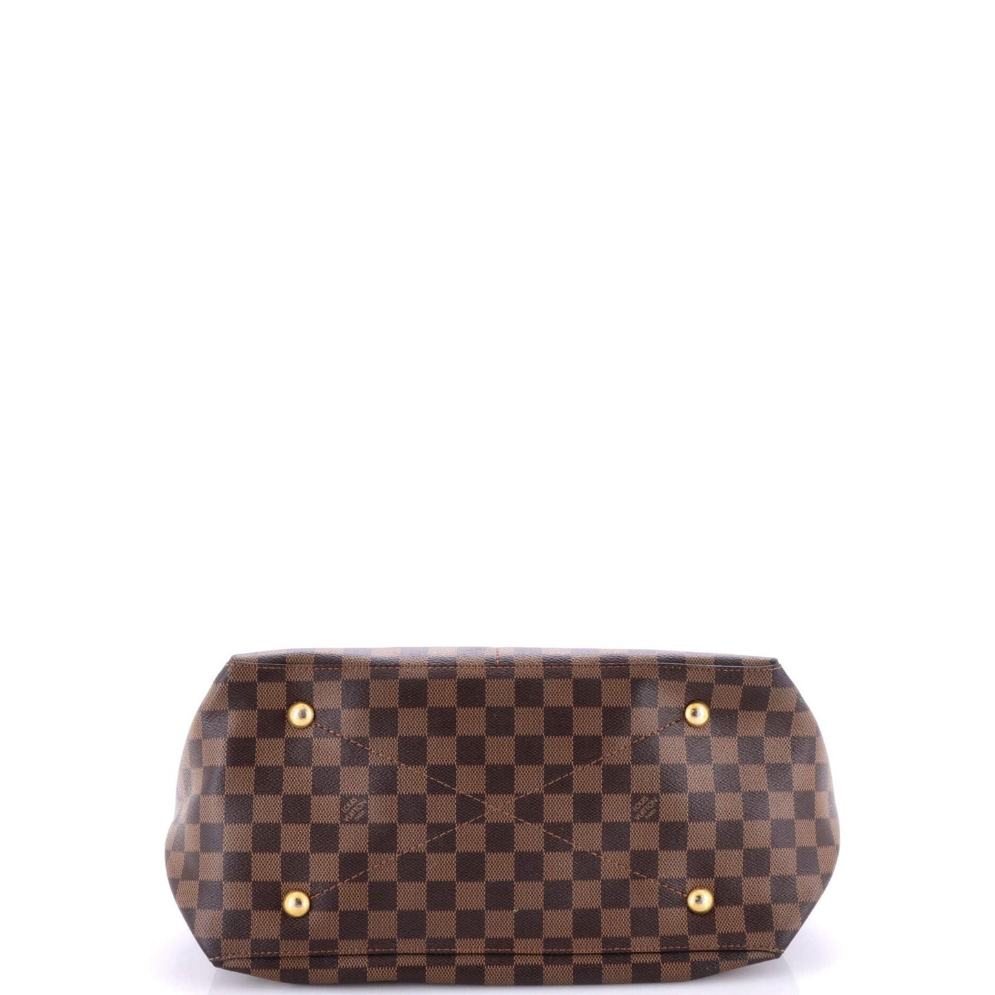 Louis Vuitton Maida Handbag Damier With Leather